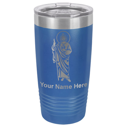 20oz Vacuum Insulated Tumbler Mug, Saint Jude, Personalized Engraving Included
