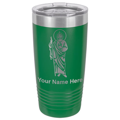 20oz Vacuum Insulated Tumbler Mug, Saint Jude, Personalized Engraving Included