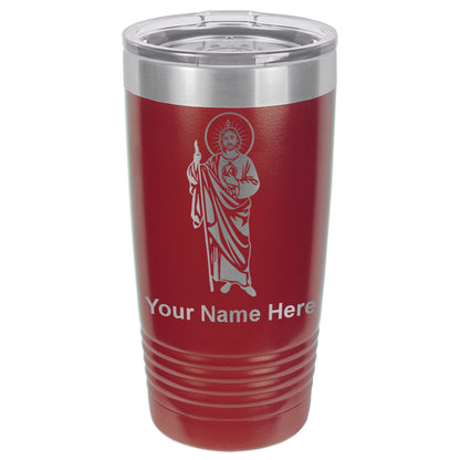 20oz Vacuum Insulated Tumbler Mug, Saint Jude, Personalized Engraving Included