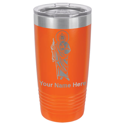 20oz Vacuum Insulated Tumbler Mug, Saint Jude, Personalized Engraving Included