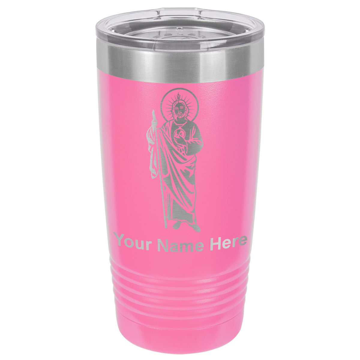 20oz Vacuum Insulated Tumbler Mug, Saint Jude, Personalized Engraving Included