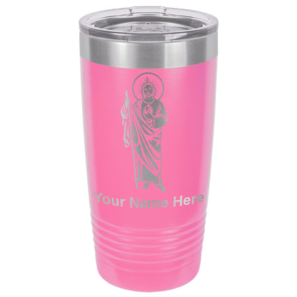 20oz Vacuum Insulated Tumbler Mug, Saint Jude, Personalized Engraving Included