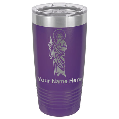 20oz Vacuum Insulated Tumbler Mug, Saint Jude, Personalized Engraving Included
