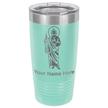 20oz Vacuum Insulated Tumbler Mug, Saint Jude, Personalized Engraving Included