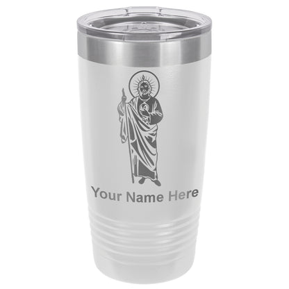 20oz Vacuum Insulated Tumbler Mug, Saint Jude, Personalized Engraving Included