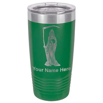 20oz Vacuum Insulated Tumbler Mug, Santa Muerte, Personalized Engraving Included