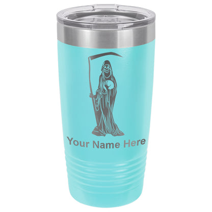 20oz Vacuum Insulated Tumbler Mug, Santa Muerte, Personalized Engraving Included