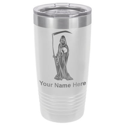 20oz Vacuum Insulated Tumbler Mug, Santa Muerte, Personalized Engraving Included