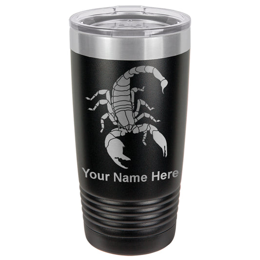 20oz Vacuum Insulated Tumbler Mug, Scorpion, Personalized Engraving Included
