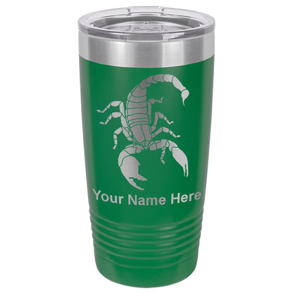 20oz Vacuum Insulated Tumbler Mug, Scorpion, Personalized Engraving Included