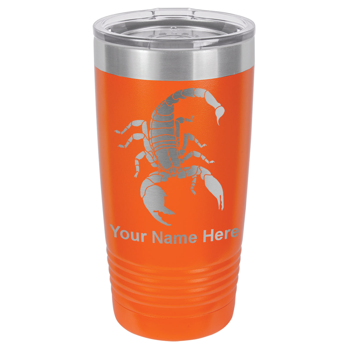 20oz Vacuum Insulated Tumbler Mug, Scorpion, Personalized Engraving Included