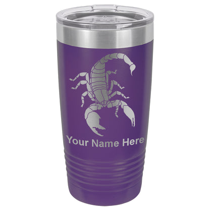 20oz Vacuum Insulated Tumbler Mug, Scorpion, Personalized Engraving Included