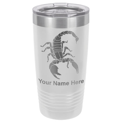 20oz Vacuum Insulated Tumbler Mug, Scorpion, Personalized Engraving Included