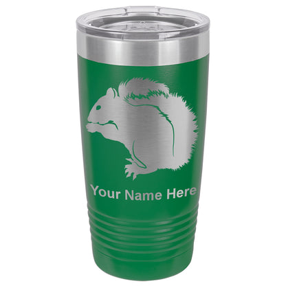 20oz Vacuum Insulated Tumbler Mug, Squirrel, Personalized Engraving Included