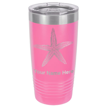 20oz Vacuum Insulated Tumbler Mug, Starfish, Personalized Engraving Included