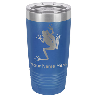 20oz Vacuum Insulated Tumbler Mug, Tree Frog, Personalized Engraving Included