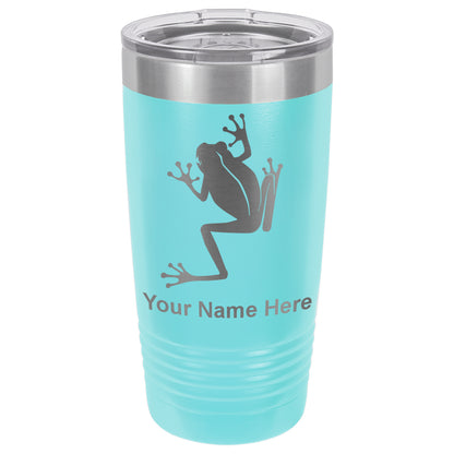 20oz Vacuum Insulated Tumbler Mug, Tree Frog, Personalized Engraving Included