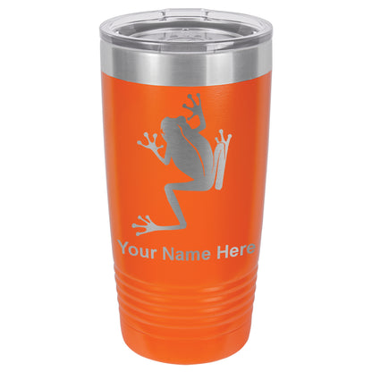 20oz Vacuum Insulated Tumbler Mug, Tree Frog, Personalized Engraving Included