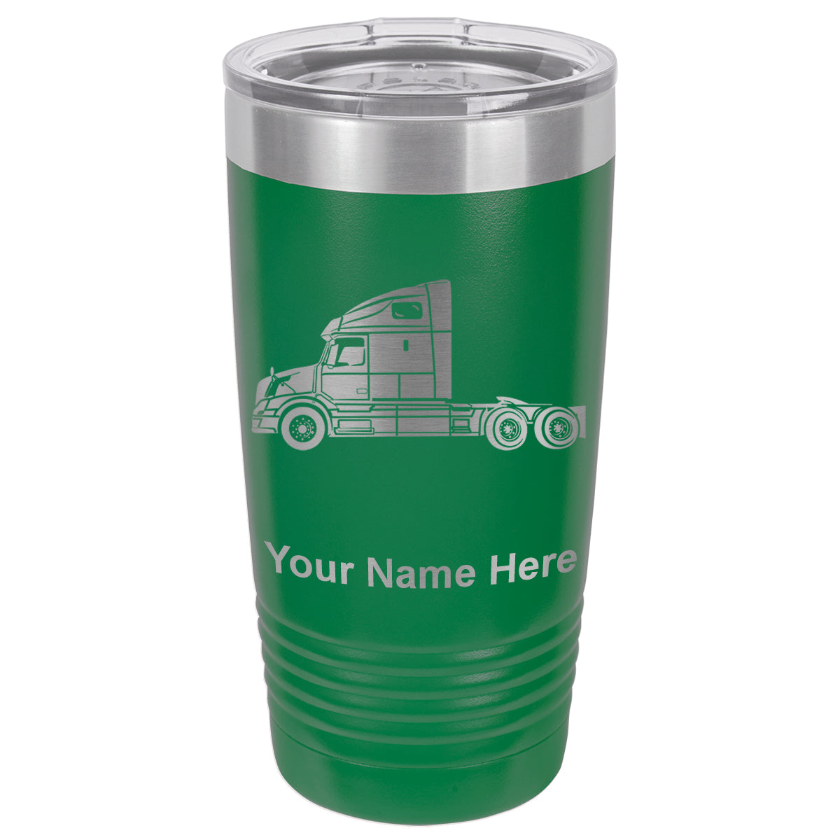 20oz Vacuum Insulated Tumbler Mug, Truck Cab, Personalized Engraving Included
