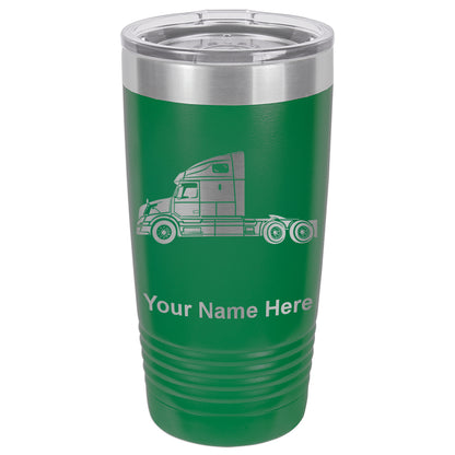 20oz Vacuum Insulated Tumbler Mug, Truck Cab, Personalized Engraving Included