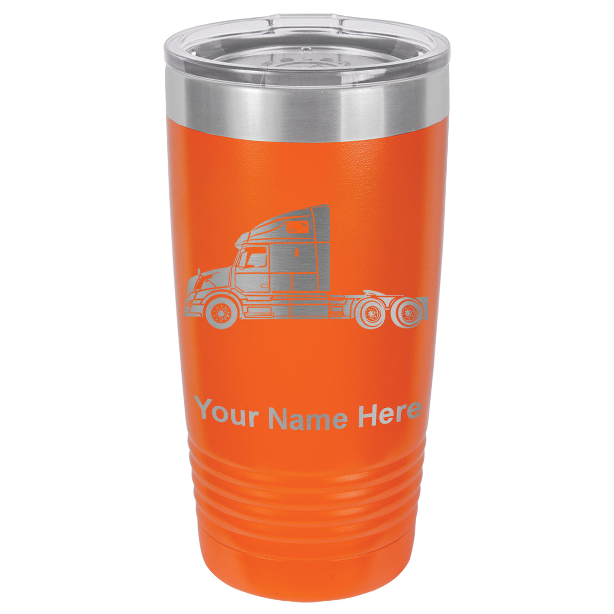 20oz Vacuum Insulated Tumbler Mug, Truck Cab, Personalized Engraving Included