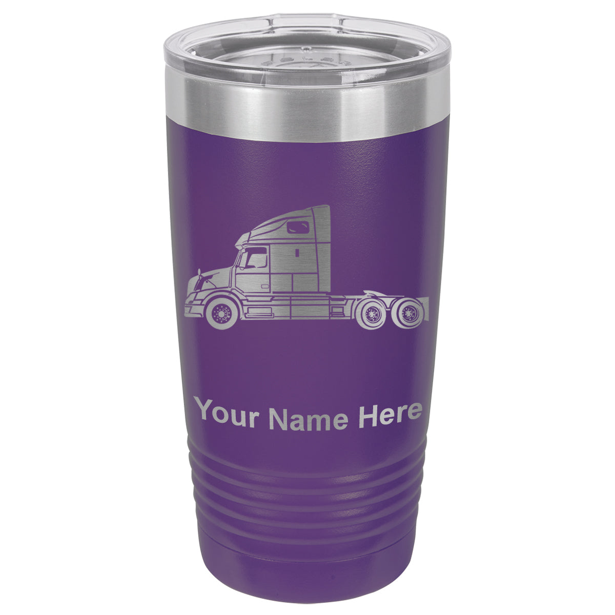 20oz Vacuum Insulated Tumbler Mug, Truck Cab, Personalized Engraving Included