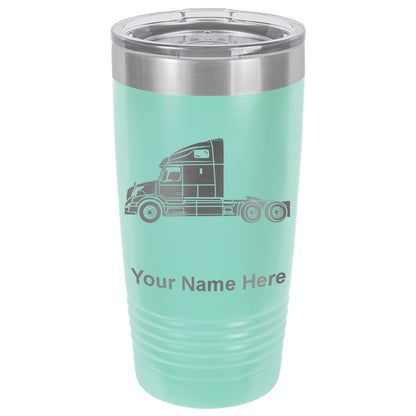 20oz Vacuum Insulated Tumbler Mug, Truck Cab, Personalized Engraving Included