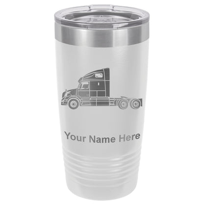 20oz Vacuum Insulated Tumbler Mug, Truck Cab, Personalized Engraving Included