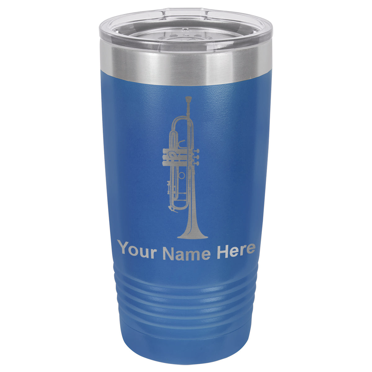 20oz Vacuum Insulated Tumbler Mug, Trumpet, Personalized Engraving Included