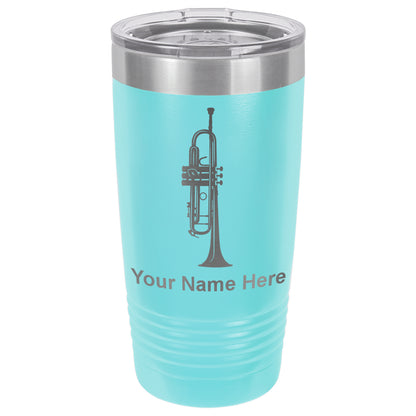 20oz Vacuum Insulated Tumbler Mug, Trumpet, Personalized Engraving Included