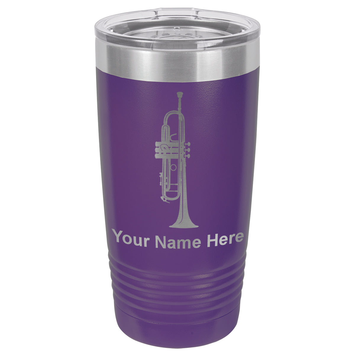20oz Vacuum Insulated Tumbler Mug, Trumpet, Personalized Engraving Included