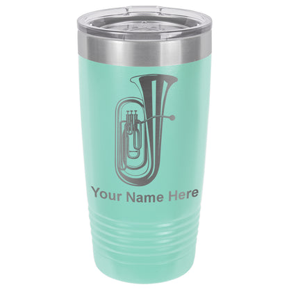 20oz Vacuum Insulated Tumbler Mug, Tuba, Personalized Engraving Included