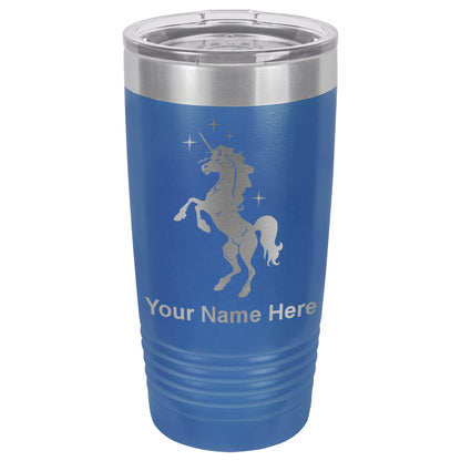 20oz Vacuum Insulated Tumbler Mug, Unicorn, Personalized Engraving Included