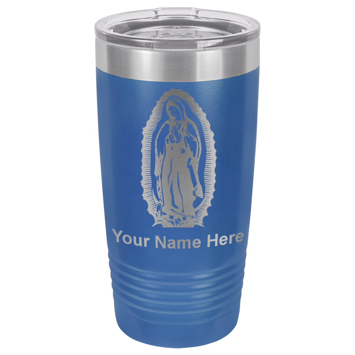 20oz Vacuum Insulated Tumbler Mug, Virgen de Guadalupe, Personalized Engraving Included