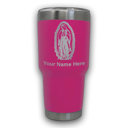 LaserGram 30oz Tumbler Mug, Virgen de Guadalupe, Personalized Engraving Included