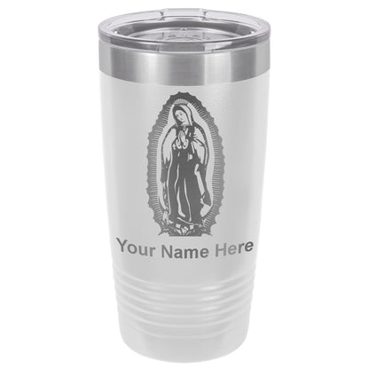 20oz Vacuum Insulated Tumbler Mug, Virgen de Guadalupe, Personalized Engraving Included