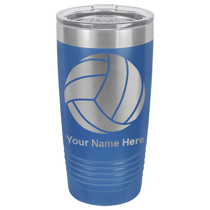 20oz Vacuum Insulated Tumbler Mug, Volleyball Ball, Personalized Engraving Included