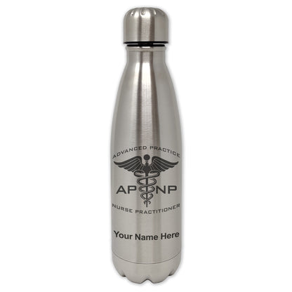 LaserGram Double Wall Water Bottle, APNP Advanced Practice Nurse Practitioner, Personalized Engraving Included