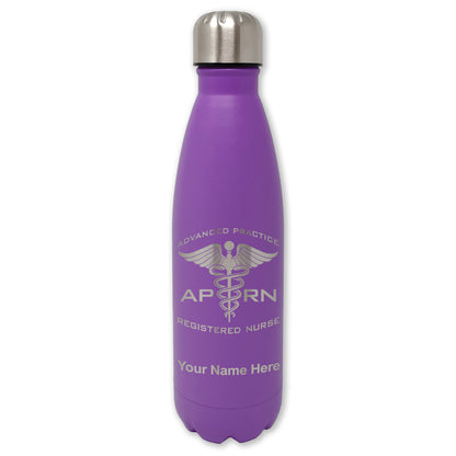 LaserGram Double Wall Water Bottle, APRN Advanced Practice Registered Nurse, Personalized Engraving Included
