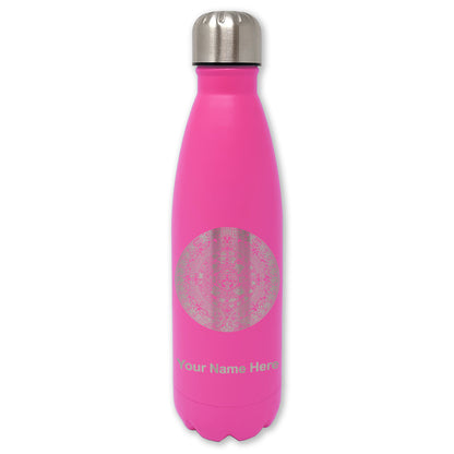 LaserGram Double Wall Water Bottle, Aztec Calendar, Personalized Engraving Included