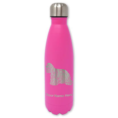 LaserGram Double Wall Water Bottle, Cocker Spaniel Dog, Personalized Engraving Included