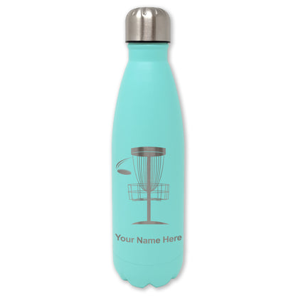 LaserGram Double Wall Water Bottle, Disc Golf, Personalized Engraving Included