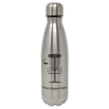 LaserGram Double Wall Water Bottle, Disc Golf, Personalized Engraving Included