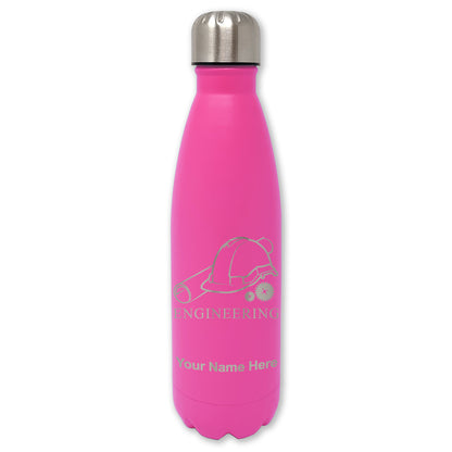 LaserGram Double Wall Water Bottle, Engineering, Personalized Engraving Included