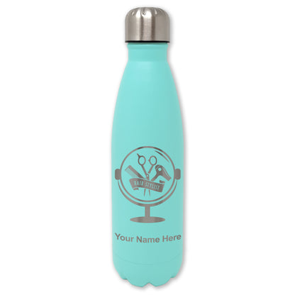 LaserGram Double Wall Water Bottle, Hair Stylist, Personalized Engraving Included