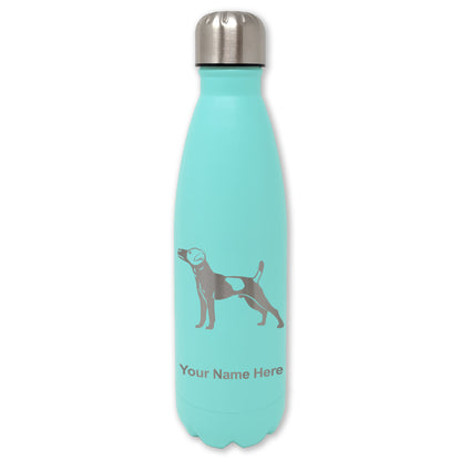 LaserGram Double Wall Water Bottle, Jack Russell Terrier Dog, Personalized Engraving Included