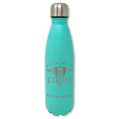 LaserGram Double Wall Water Bottle, OD Doctor of Optometry, Personalized Engraving Included