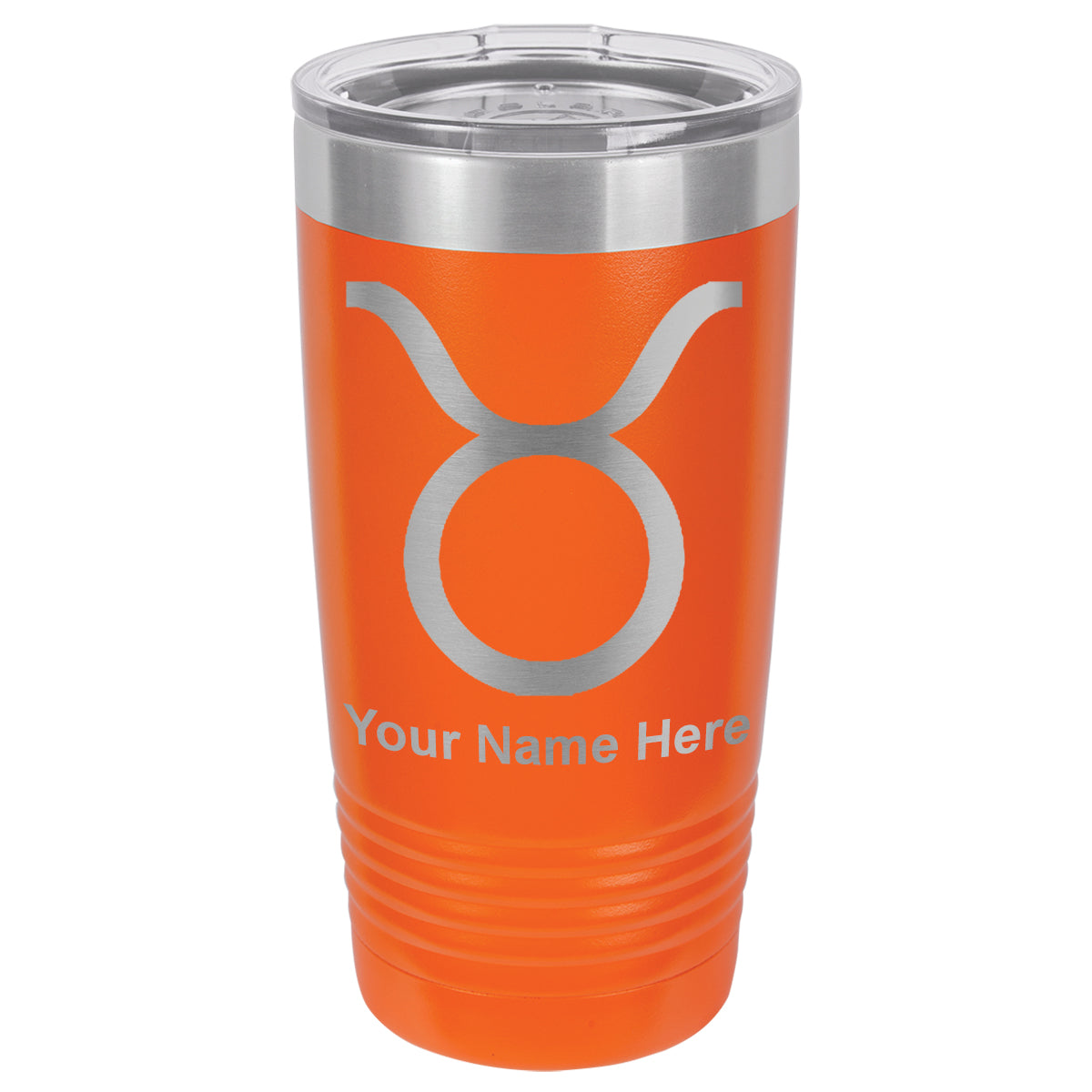 20oz Vacuum Insulated Tumbler Mug, Zodiac Sign Taurus, Personalized Engraving Included