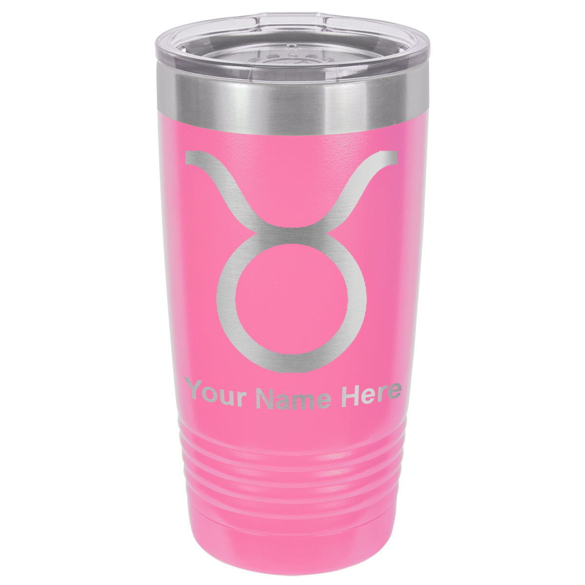 20oz Vacuum Insulated Tumbler Mug, Zodiac Sign Taurus, Personalized Engraving Included